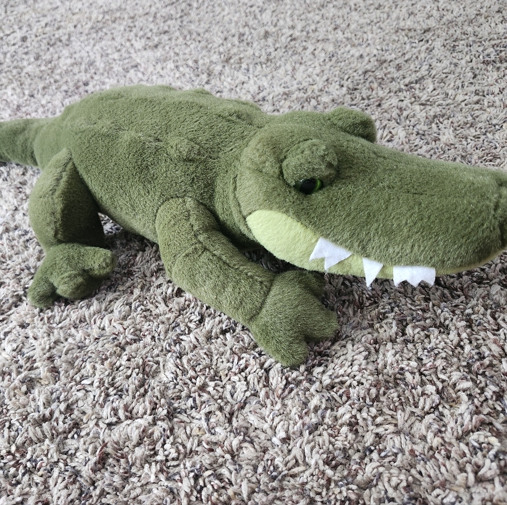 Green Plush Alligator STUFFED ANIMAL